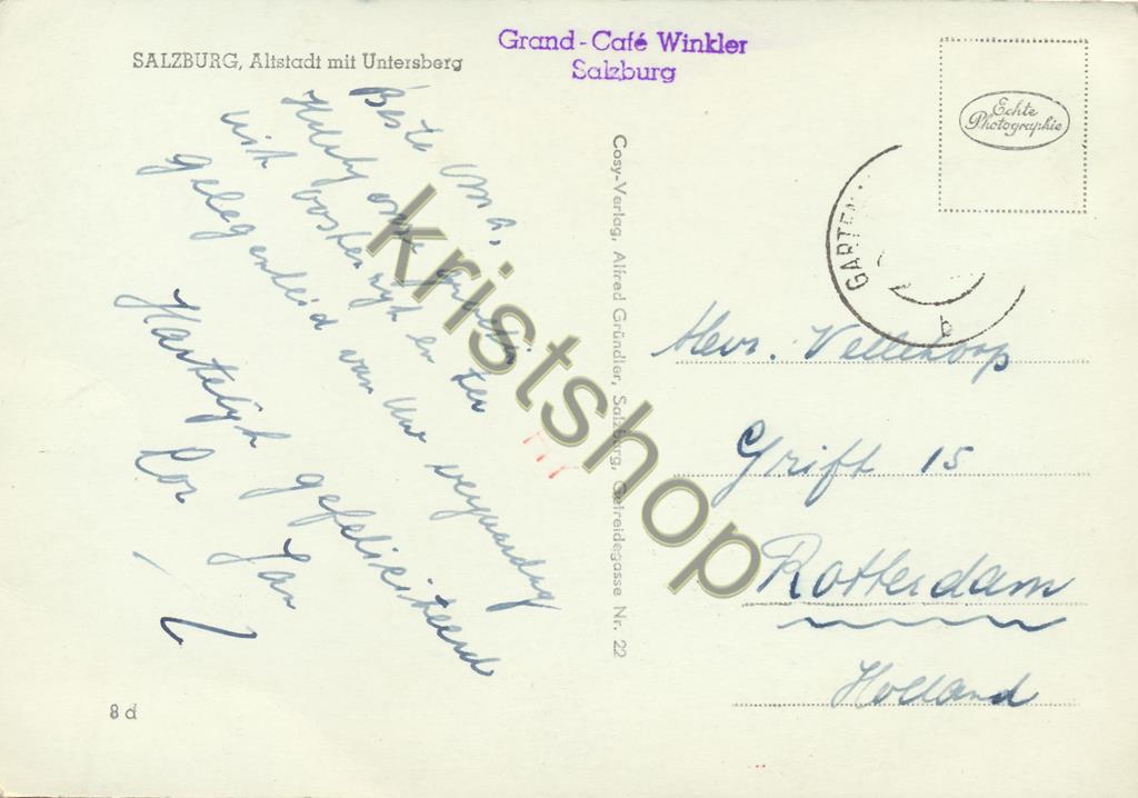 KRST009-5963_1.jpg Salzburg - Altstadt mit Untersberg [009-5963 - Afbeelding 2