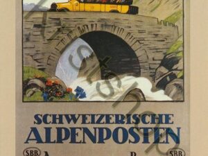 PTT-Museum - Plaket von Emile Cardinaux - Postauto   [009-6102