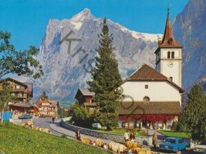 Berner Oberland - Kirche von Grindelwald   [009-6175