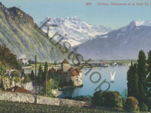 Chillon - Villeneuve et la Dent du Midi  [009-6371