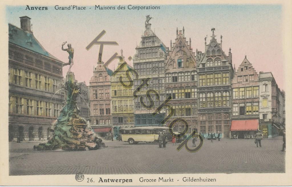 KRST009-6573_0.jpg Antwerpen - Groote Markt - Gildehuizen [009-6573