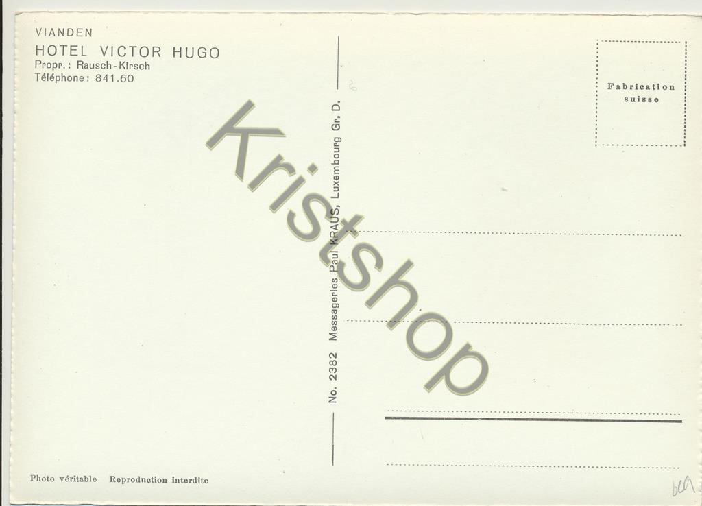 KRST009-6909_1.jpg Vianden - Hotel Victor Hugo [009-6909 - Afbeelding 2