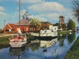 Zuidlaren - Haven met molen [009-7051