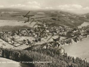 Blick vom Bobhaus auf Winterberg   [009-7261