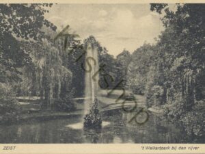 Zeist - 't walkartpark bij den vijver [009-7684