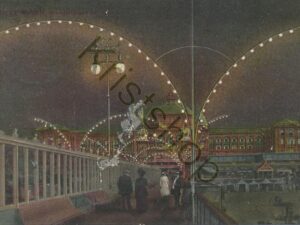 Scheveningen - Wandelhoofd bij nacht [009-7689
