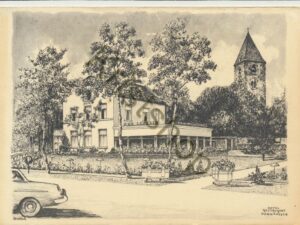 Leusden - Hotel-Café-Restaurant Oud-Heusden - pentekening [009-7857