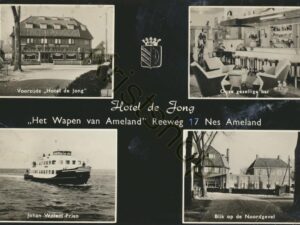 Ameland - Nes - Hotel de Jong -  Het Wapen van Ameland    [009-7969
