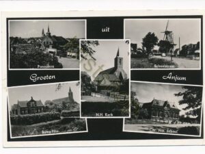 Anjum - Chr. Nat.School - Buma-Hus - Molen [KRST009-8333