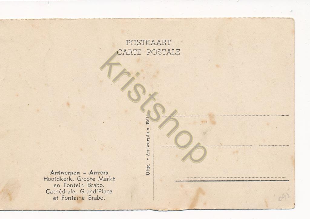KRST010-0295_1.jpg Antwerpen - Hoofdkerk - Groote Markt [010-0295 - Afbeelding 2