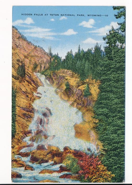 KRST010-0306_0.jpg Hidden Falls at Teton National Park - Wyoming [010-0306