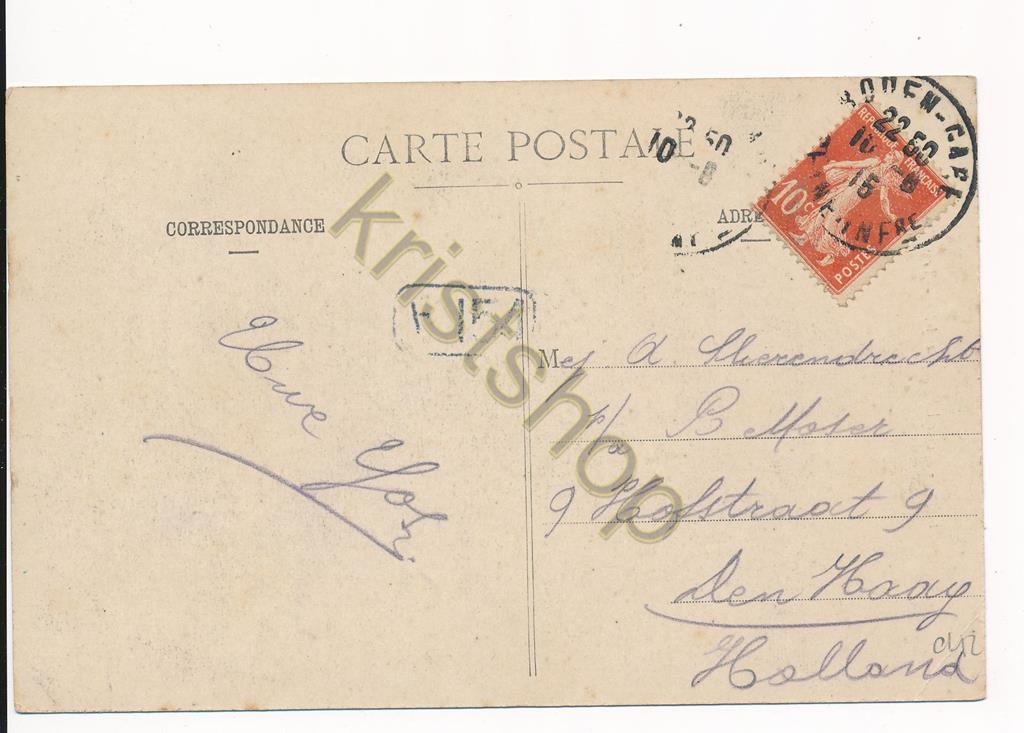 KRST010-0342_1.jpg Dieppe - La Jetée - Tempéte [010-0342 - Afbeelding 2