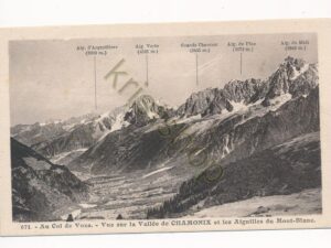 Vue sur la Vallée de Chamonix et les Aiguilles du Mont-Blanc [010-0526