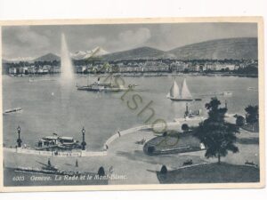 Genève - La Rade et le Mont-Blanc [010-0636