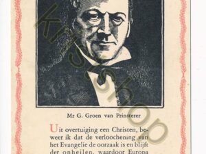 Mr G Groen van Prinsterer - Ter herinnering - Chr Lagere Scholen [010-1035