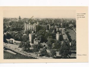London - Tower of London - General View from the South - Ministry of Works [010-1116