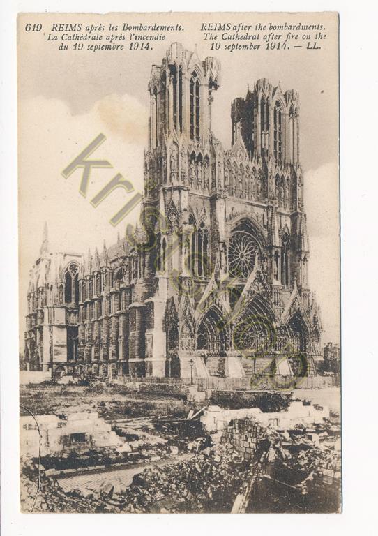 KRST010-1275_0.jpg Reims - Apres les Bombardements - 1914 [010-1275