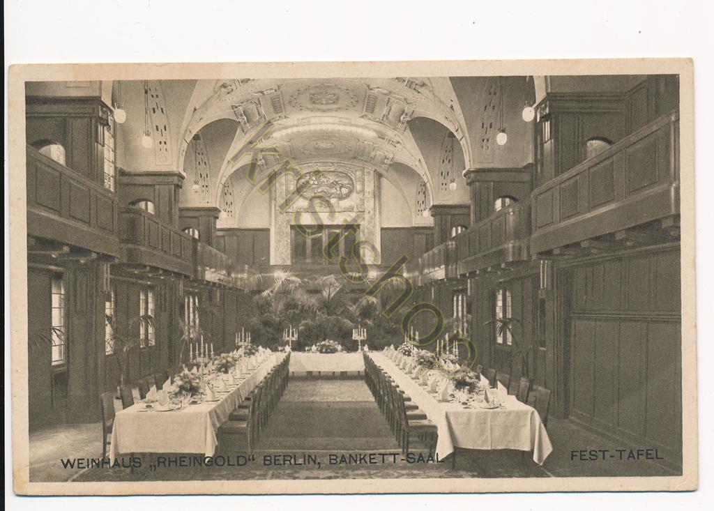 KRST010-1524_0.jpg Berlin - Weinhaus Rheingold - Bankett-Saal - Fest-Tafel [010-1524
