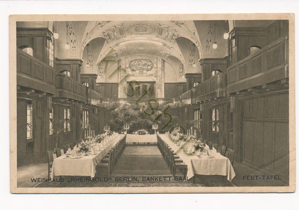 KRST010-1525_0.jpg Berlin - Weinhaus Rheingold - Bankett-Saal - Fest-Tafel [010-1525