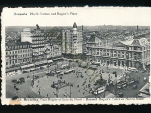 Brussels - North Station and Rogier's Place [010-1621