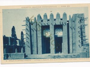 Paris - Exposition - Afrique Occidentale Francaise-La Mosquee Indigene [010-1719