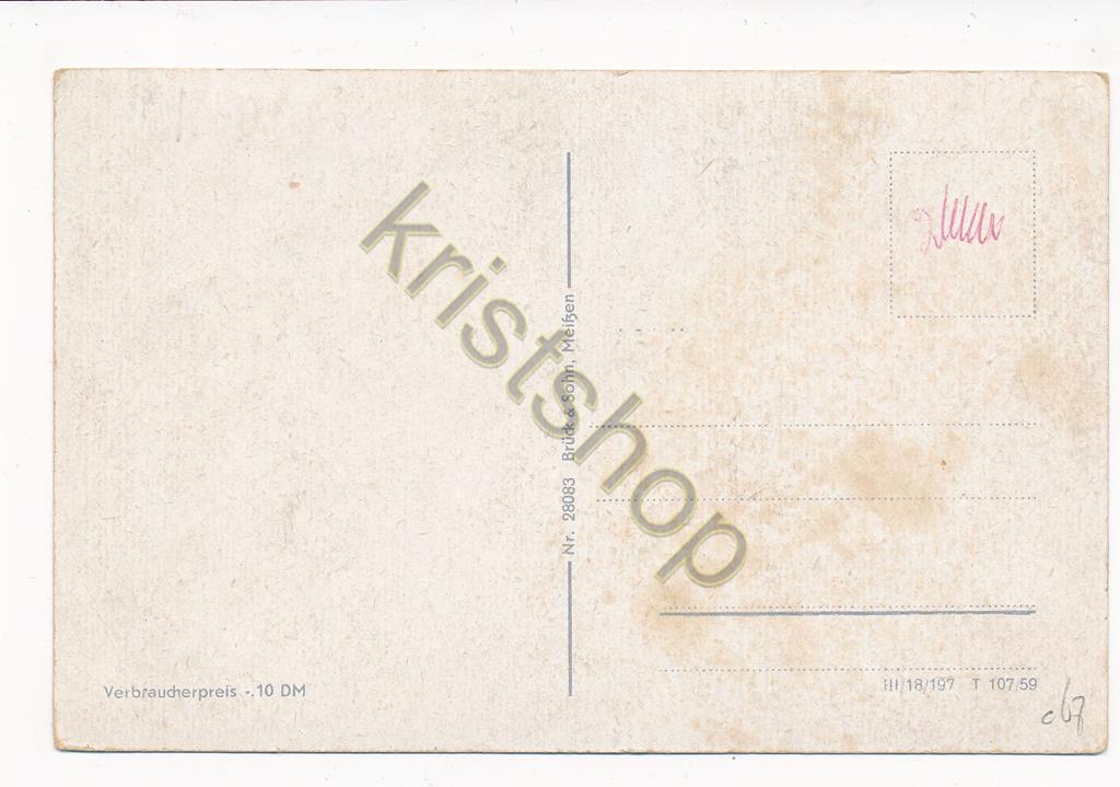 KRST010-1867_1.jpg Hubertusburg - Inneres der Katholischen Kirche [010-1867 - Afbeelding 2