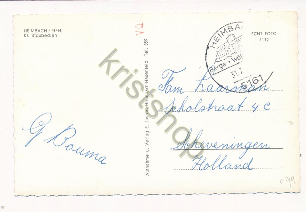 KRST010-2199_1.jpg Heimbach-Eifel - Kl Staubecken [010-2199 - Afbeelding 2