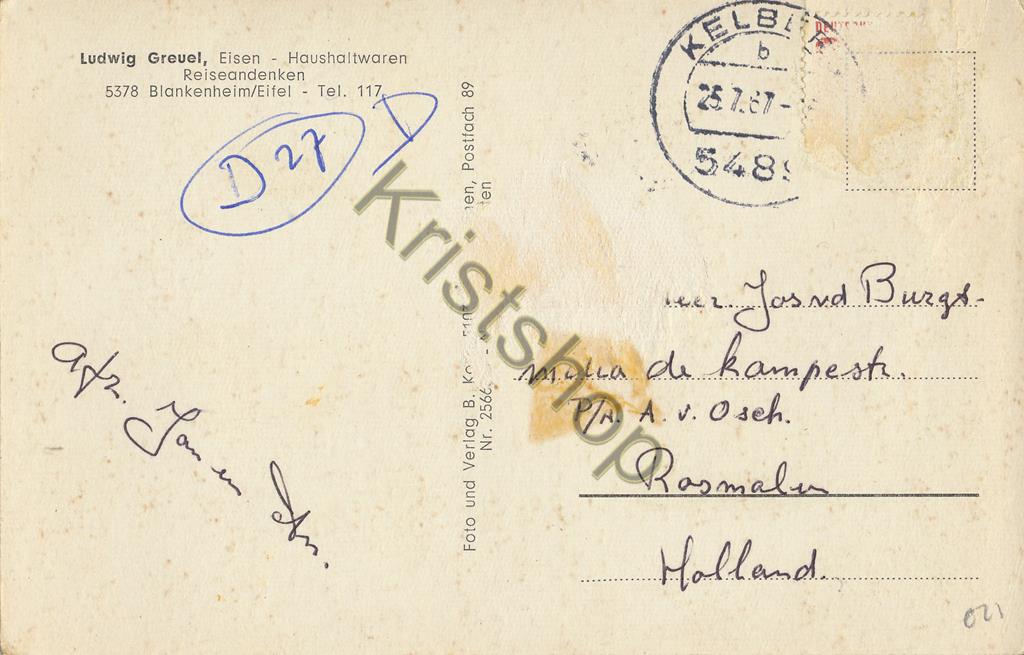KRST010-2721_1.jpg Gruß aus Blankenheim / Eifel [010-2721 - Afbeelding 2