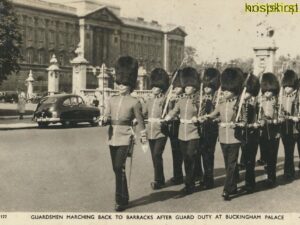 Guardsmen Marching Back to Barracks [010-2908