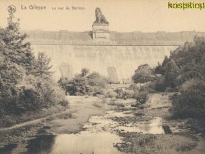 La Gileppe - Le mur du Barrage [010-2947