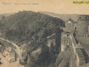 Bouillon - Route de France et le Château [010-2952