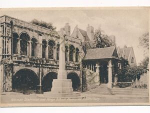 Canterbury - Norman Staircase and Kings School Memorial [010-3374