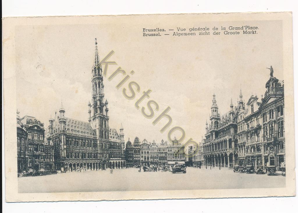 KRST010-3424_0.jpg Bruxelles - Vue Generale - De la Grand Place [010-3424