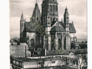 Mainz am Rhein - Dom mit Gutenberg-Denkmal [010-3724