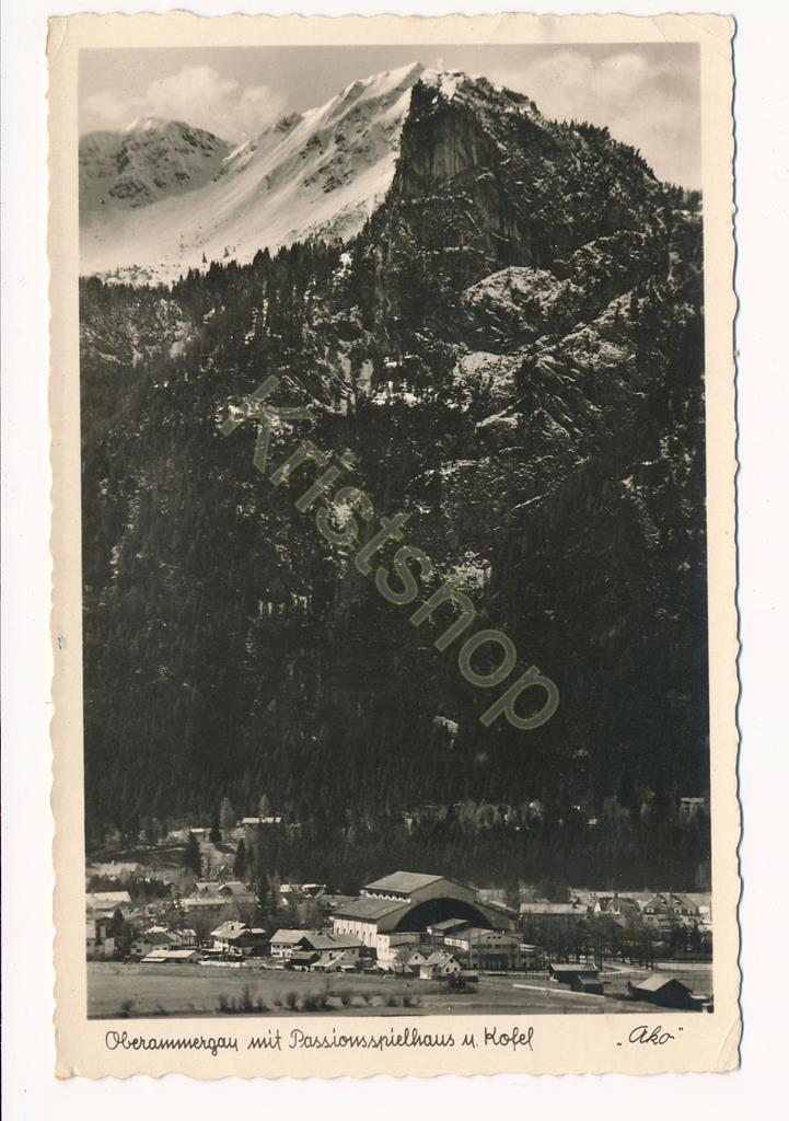 KRST010-3799_0.jpg Oberammergau mit Passionsspielhaus - Kofel [010-3799