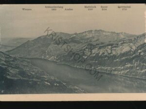 Panorama der Churfirsten - phot Dr Arnold Heim [010-3809