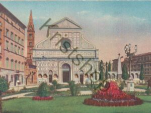 Firenze - Piazza e Chiesa S Maria Novella [010-4148