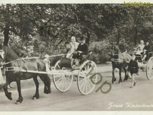 Friese paarden en friese klederdracht [010-4394