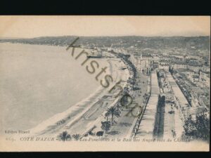 Nice - Les Ponchettes et la Baie des Anges vues du Château [010-5010