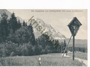 Die Zugspitze von Untergrainau aus [010-5134