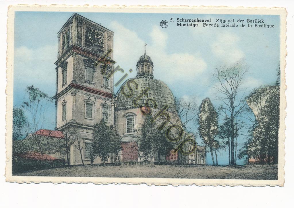 KRST010-5169_0.jpg Scherpenheuvel - Zijgevel der Basiliek [010-5169