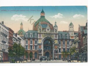 Anvers - La Nouvelle gare centrale avec l'Avenue Keyser [010-5664