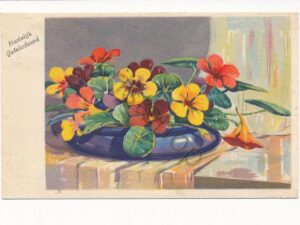 Hartelijk Gefeliciteerd - Bloemenprent [010-5759