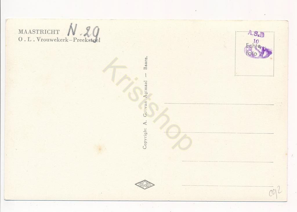 KRST010-6792_1.jpg Maastricht - OL Vrouwe Kerk - Preekstoel [010-6792 - Afbeelding 2