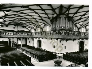 Freudenstadt - Ev Stadtkirche - Blick ad Taufstein - vor 1945 [KRST010-6968