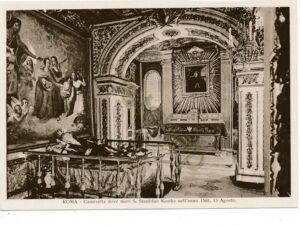 Roma - Cameretta dove mori S Stanislao Kostka nellÃ¡nno 1568 [KRST010-7016