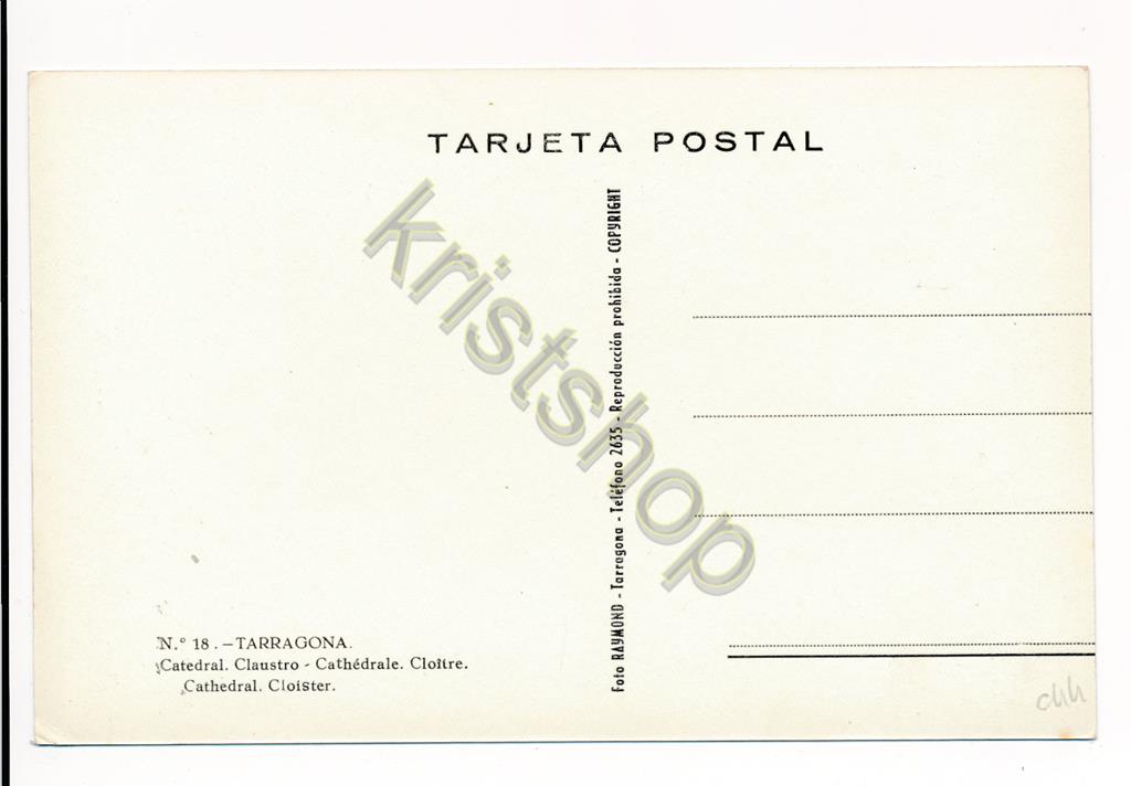 KRST010-7344_1.jpg Tarragona - Catedral Claustro [KRST010-7344 - Afbeelding 2