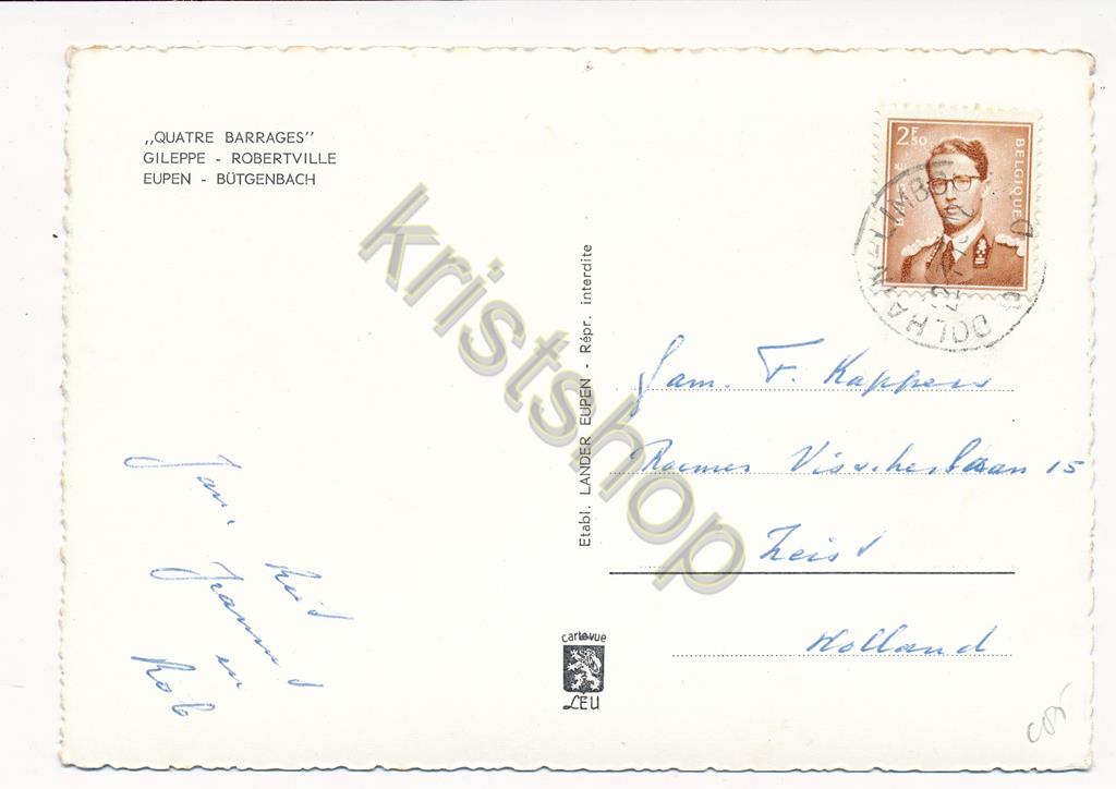 KRST010-7385_1.jpg Quatre Barrages - Gileppe - Robertville - Eupen - Bütenbach [KRST010-7385 - Afbeelding 2