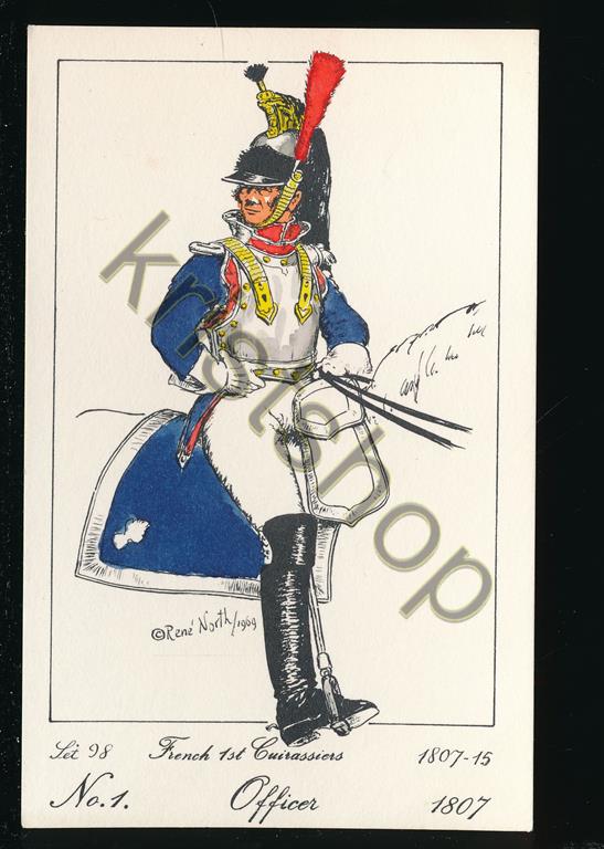 KRST010-7535_0.jpg French 1st Cuirassiers - Officer by René North 1970 [010-7535