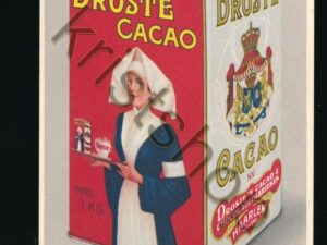 Reclamekaart - DROSTE CACAO blik [010-7818